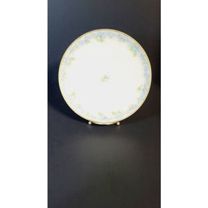 Antique GDA France Haviland CH Field Limogoes China Floral Gold Rim 8.5" Plate